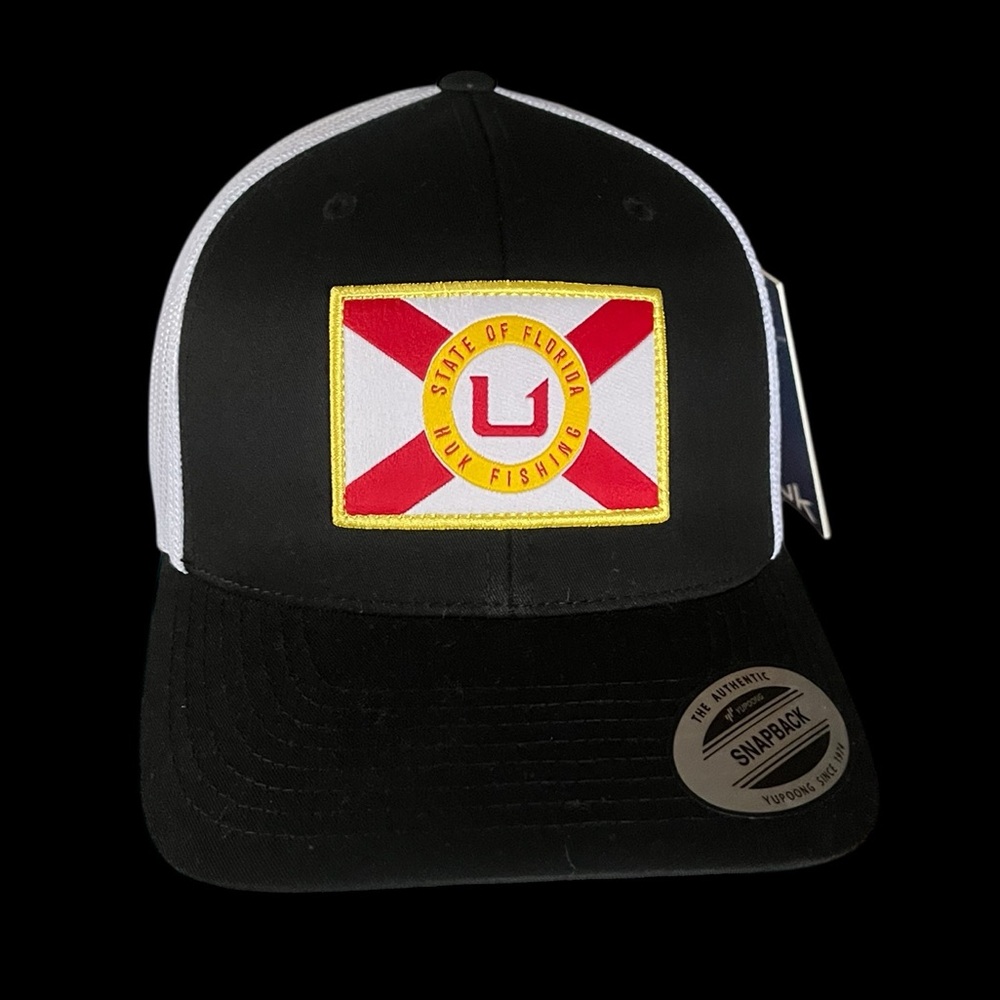 New With Tags Huk Fishing Florida Snapback Hat